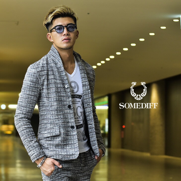 ジャケット メンズ テーラードジャケット イタリアンカラー チェック フォーマル ビジネス カジュアル スーツ 黒 ブラック グレー メンズl M 大きいサイズ Ll Xl 春 春服 春物 春夏 キレイ目 大人 お洒落 オシャレ ホスト お兄系 オラオラ系 セットアップ 日本代購流行