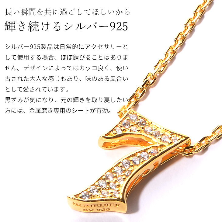【送料無料】ネックレス メンズ ブランド シルバー ゴールド シンプル ナンバーネ...