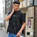 半袖tシャツ メンズ ブランド 半袖 Tシャツ メンズ Tシャツ メンズ デザインtシャツ メンズ 柄tシャツ 白tシャツ メンズ 半袖 カットソー メンズ 派手 大きいサイズ XL LL タイト サムディフ 夏 夏服 夏物 春夏 メンズファッション リゾート サーフ系 お兄系 オラオラ系