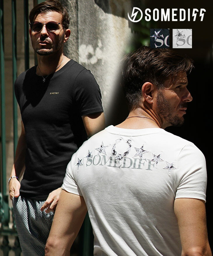 Tシャツ メンズ 半袖 デザインTシャツ プリントTシャツ オリジナルTシャツ カジュアルTシャツ 半袖Tシャツ ロゴ 刺繍 星柄 ストレッチ 細身 スリム LL XL 大きいサイズ 夏 夏服 夏物 春夏 メンズファッション ちょいワル オラオラ系 joker ジョーカー