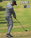 【DIVINER GOLF】 ゴルフウェア セットアップ メンズ ゴルフパンツ ストレッチ ジャケット ゴルフ 長袖 伸びる 細身 スリム グレンチェック チェ...