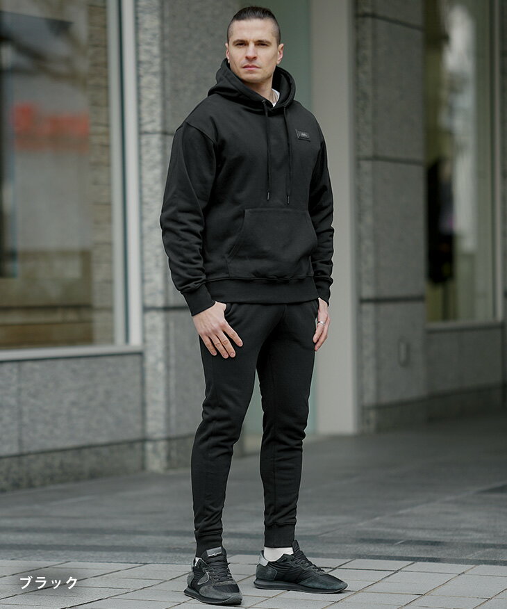 セットアップ メンズ 大きいサイズ パーカー スウェット メンズ プルオーバー パーカー ジョガーパンツ スウェット イージーパンツ 長袖 ブラック 黒 春 春服 春物 春夏 メンズファッション お兄系 ちょいワル Black by VANQUISH ブラックバイヴァンキッシュ