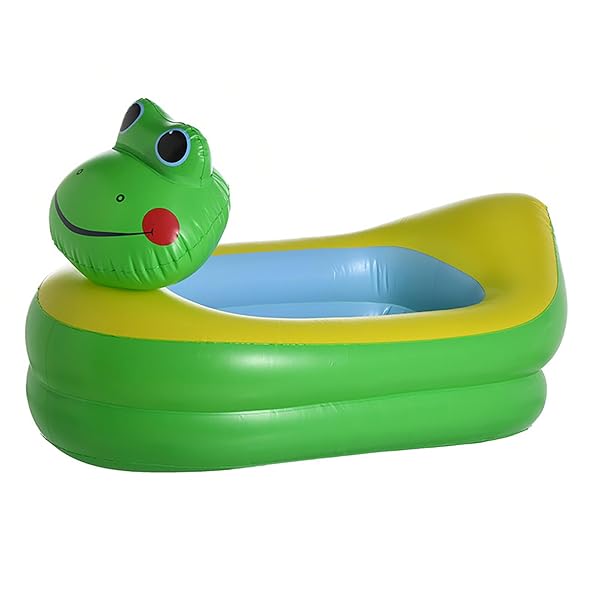 プール 折りたたみ式 子供用バスタブ ペットプール カエル 90x50x25cm 水遊び折り畳み 収納便利 耐高温 耐摩擦 水遊び 猛暑対策 家庭用 屋内用 アウトドア用 大型浮き輪 水遊びスイミング