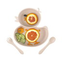 ベビー食器 離乳食プレート ひっくり返らない 吸盤 ワンプレート シリコン かわいい シリコンプレー 電子レンジ 食洗器対応 出産祝い ギフト プレゼント