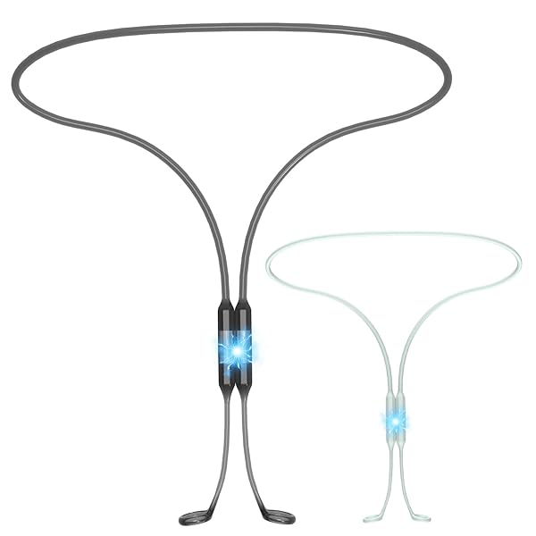 耳栓コード 専用紐 紛失防止シリコン紐 マグネット式 絡みにくい 超軽量 コンパクト ほとんどのイヤー..