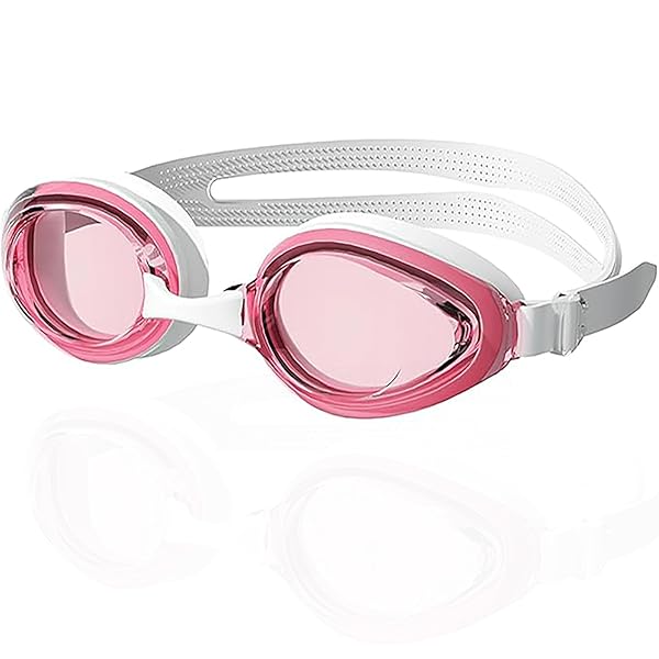 スイムゴーグル おおわく 高品位 防水 水泳 ゴーグル スイムゴーグル プール ジム 競泳用曇り止め ダイビングゴーグル 大人用 フィットネスモデル スイミングゴーグル ゴーグル ((ピンク))