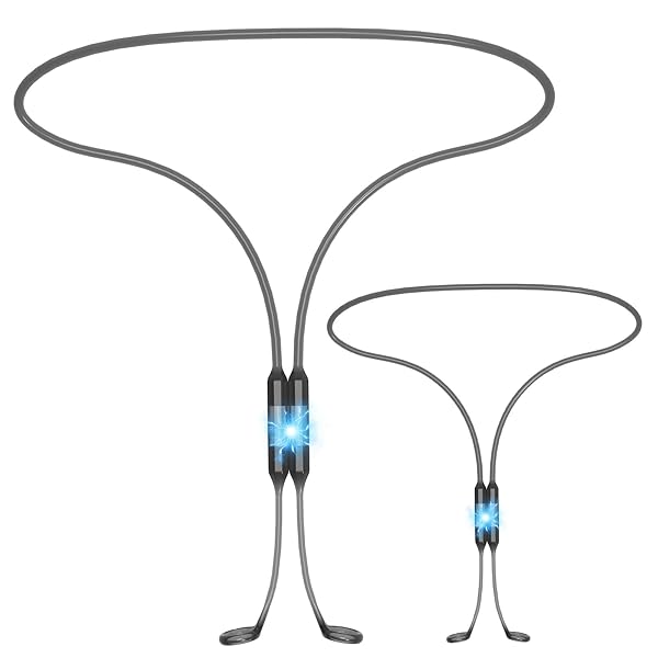 耳栓コード 専用紐 紛失防止シリコン紐 マグネット式 絡みにくい 超軽量 コンパクト ほとんどのイヤー..