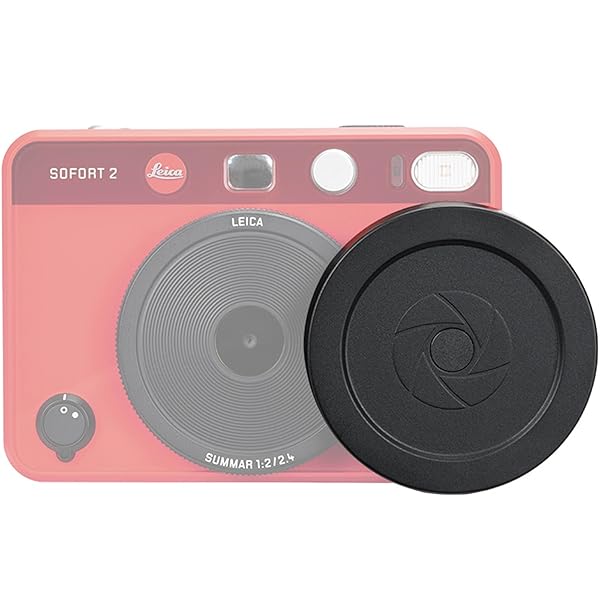 Leica SOFORT 2 磁気レンズキャップ ライカ SOFORT 2 レンズキャップ 磁気吸着 装着便利 ABS製 耐久性 レンズ完璧保護 軽量 持ち運び便利 ライカ SOFORT 2 マグネットレンズキャップ