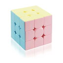 マジックキューブ 3x3 魔方 立体パズル 回転スムーズ 競技用 高耐久 調整可能 子供向け 知育玩具 IQアップ 脳トレ 大人 ストレス解消 Magic Cube (マカロンキューブ)
