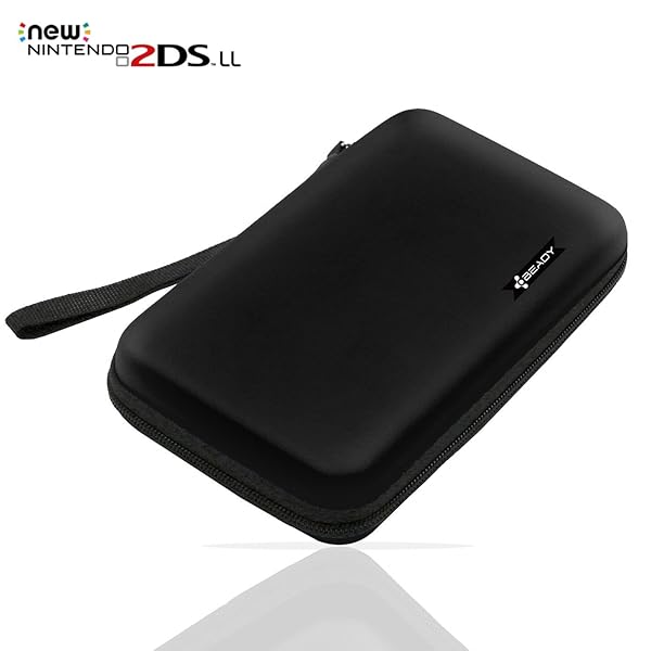 ニンテンドー NEW 2DS XL、NEW 2DS LL、3DS、NEW 3DS、DSi、DSLite 対応収納ケース 任天堂ビデオゲームコンソールのストレージケース ブラック