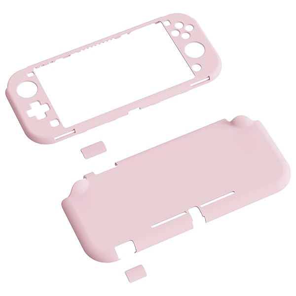 PlayVital SwitchLiteに対応する保護グリップケース、ホワイトスクリーン保護フィルム＊1付き【チェリーブロッサムピンク】