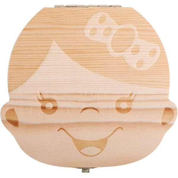 乳歯ケース 乳歯入れ 乳歯ボックス 木製 日本語版 男の子/女の子 ベビートゥース 子供 歯 収納 お出産..