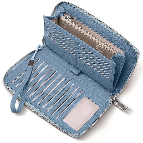 楽天ever-leafお薬手帳ケース 母子手帳ケース 軽量 手首バンド付 おしゃれ 通院ケース 通院まとめ・ 診察券・ 保険証・ 小銭・キャッシュカード（ブルー）