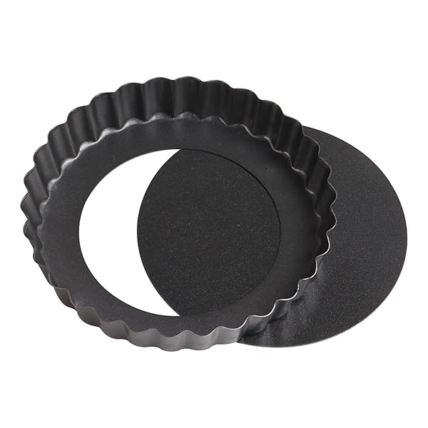 12cm×2cm タルト型、キッシュ型、ノンスティックパイ型、ジパイ型、キッシュ型深型、ベーキング、ピザ、パイ、ケーキ用、シリコンブラシ付き