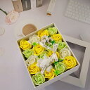 ソープフラワー ギフト 造花 プレゼントボックス 人気 花束 花 誕プレ喜寿 誕生日 記念日 先生の日 母の日 父の日 七夕 ありがとうの花 バレンタインデー ...