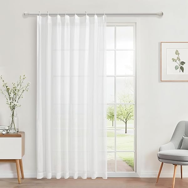 レースカーテン 1 枚組 幅 150× 丈 133cm ホワイト 防 UV・断熱・保温 外から見えにくい 夜も透けない 洗える リビング・寝室・キッチン用 四季対応 縫い付きバンド