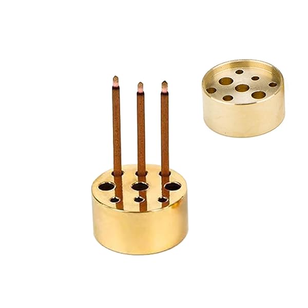 お香 立て おしゃれ ミニ 線香立て 真鍮 インセンスホルダー ミニサイズ 銅 省スペース 安定感 重量感 不燃素材 イベント用 持ち運び便利