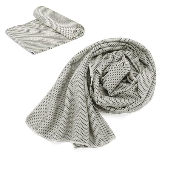 冷感タオル 30X100cm クールタオル 1枚 UVカット大判 ひんやりタオル 超吸水 首ひんやりグッズ 冷感繊..