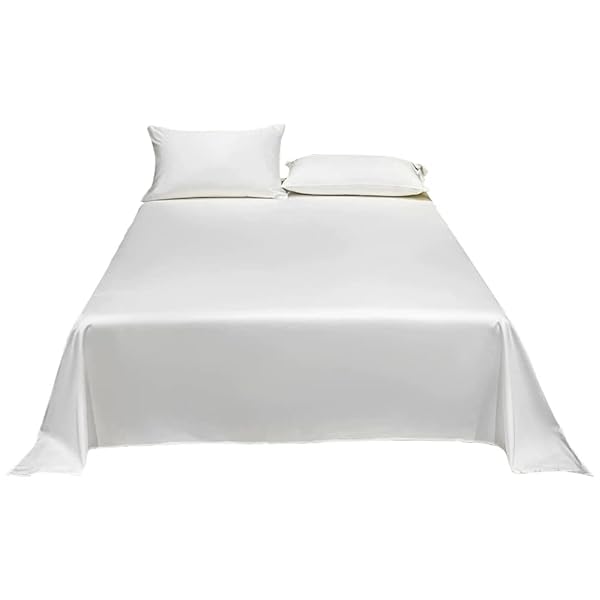 フラットシーツ シングル 綿100％ 敷きシーツ サテン織り 300本高密度生地 コットン 防ダニ 抗菌 防臭 ..