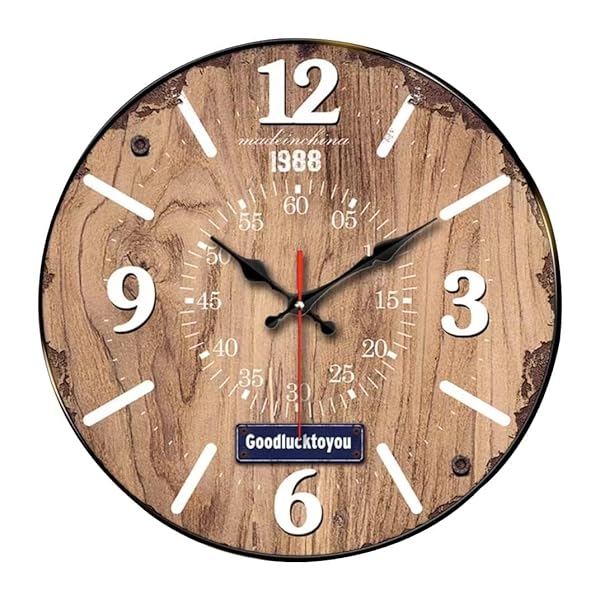 掛け時計 シンプルで耐久性のある 正確なタイムキーピング 复古 おしゃれ インテリア 時計 壁掛け かけ時計 おしゃれ モダン 静音 連続秒針 丸型 ウォールクロック デジタル 大数字 見やすい wall clock 12インチ living roo