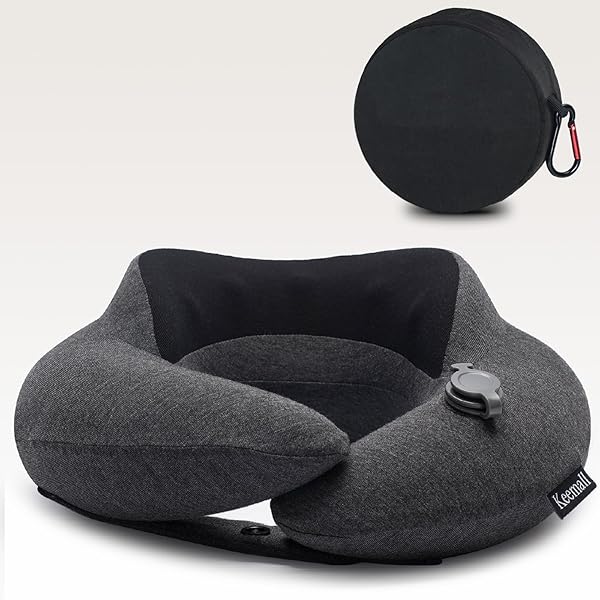 ネックピロー 飛行機 空気 インフレータブル 旅行 首枕 携帯枕 軽量 旅行便利洗濯可 収納袋（電車/飛行..