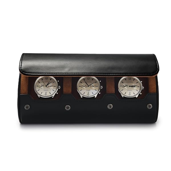時計ケース 3本用PU素材は時計を衝撃や傷から効果的に保護し、時計の保管や旅行に適しています