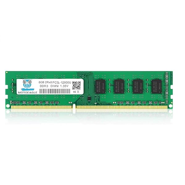 DDR3L-1600 8GBx1枚 PC3L-12800 Dimm Sdram 2Rx8 1.35V (低電圧)/1.5V（常圧） DIMM 240Pin Non-Ecc デスクトップPC用メモリ