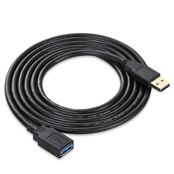 USB 3.0 延長ケーブル 2M データ転送5Gbps USB 延長...(2.0)