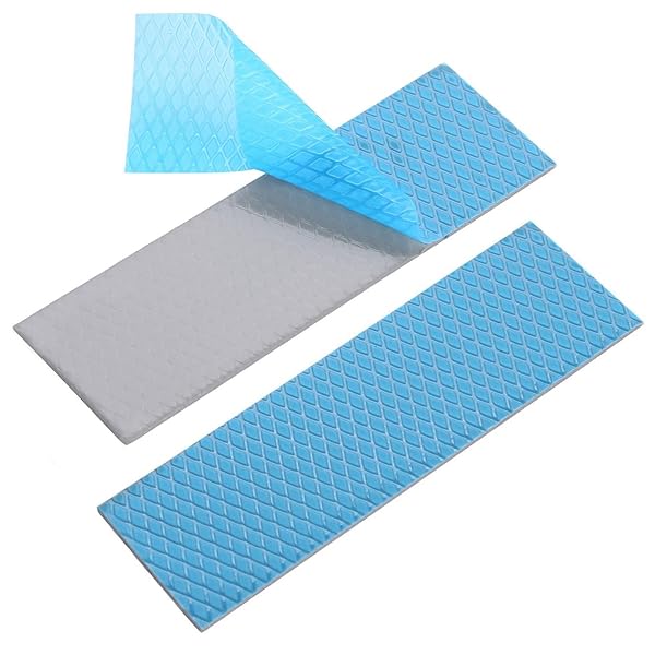 熱伝導シート、6個 70x22x1mm 放熱シート、熱伝導率12.0 W/mk、サーマルパッド、 M.2 nvme ssd GPU PS5 チップセットスマホ 熱対策用、両面熱伝導シリコーンパッド