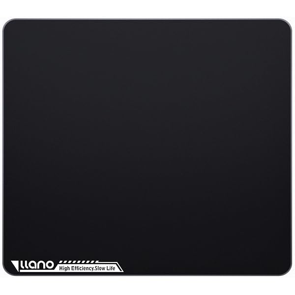 ガラスマウスパッド【驚異の0.85μ精度、どんな動きも完璧に捉える!】ガラスマウスパッド|ゲーミングマウスパッド 0.85μ高精度サンドブラスト表面 滑り止め底/手入れ簡単/ほこり取り布付き XL:450*400mm 厚さ:3mm MP001