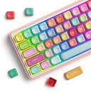 134 キー MOA プロファイル 昇華印刷 PBT キーキャップセット カスタムキーキャップ, かわいいキーキャップ USレイアウト 60% 65% 100%...