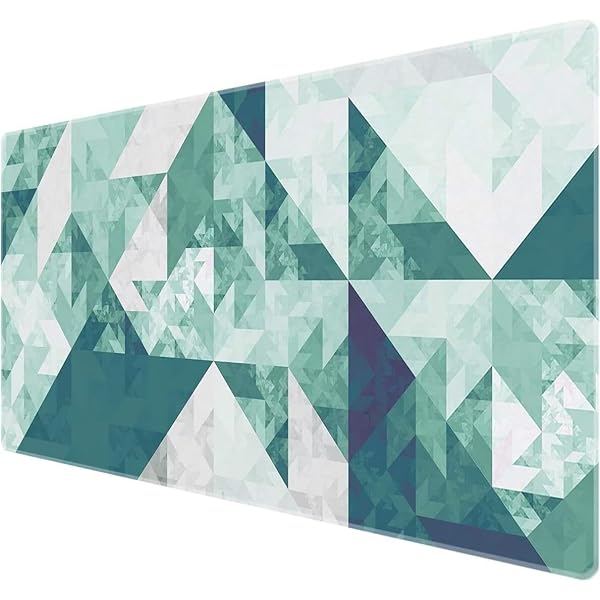 マウスパッド 超大型 ゲーミング マウスパッド 90*40cm キーボードパッド 滑り止めゴム底 滑り止め マウス対応 耐洗い表面 快適操作性 不整なパターン 緑