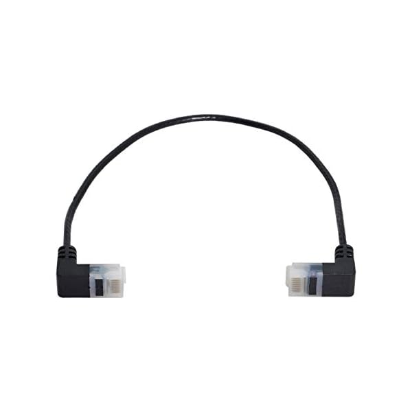 ウルトラスリムCat6イーサネットケーブルRJ45ダウンアングル25cmUTPネットワークケーブルパッチコードラップトップルーターTVBOX用90度Cat6aLan