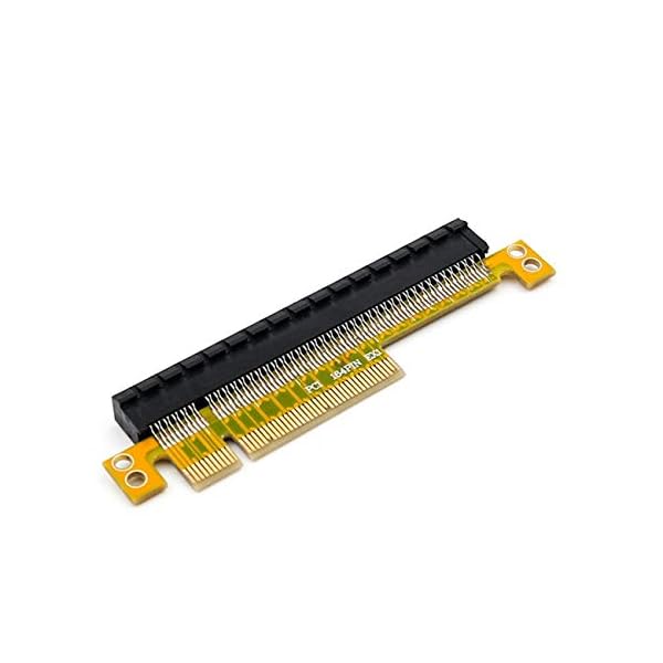 PCI-E Express8Xから16xエクステンダーコンバータライザーカードアダプターオスからメスへのエクステン..