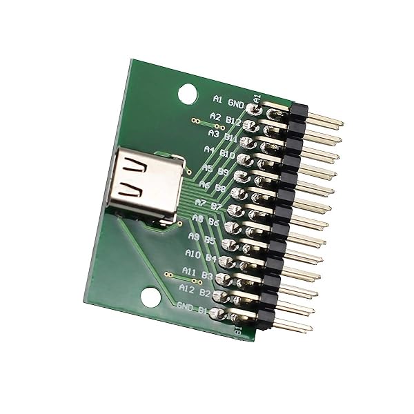 USB 3.1 Type-Cテストボード PCBテストソケット付き | 2.54mmピッチヘッダー | USB-Cマザーボード診断..