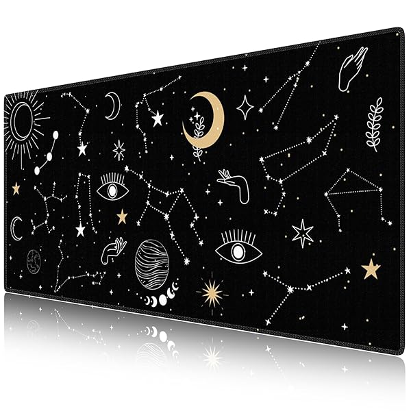 マウスパッド ゲーミング 大型 北欧風柄 デスクマット90x40cm 耐水性 清潔しやすい 滑り止め ゴムベースデスクマット 仕事 ゲーム オフィス ホーム用-SBD4