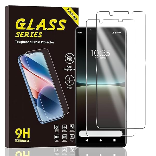 対応 Xperia 1 VI ガラスフィルム 画面保護 フィルム エクスペリア1 vi 保護フィルム SO-51E SOG13 XQ-EC44 強化ガラス 日本旭硝子素材 気泡ゼロ 硬度9H 飛散防止処理 耐衝撃 指紋防止 クラッチ防止 対応 Xpe