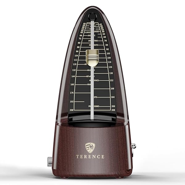 メトロノーム 振り子式 高精度 楽器演奏用 初心者向け メカニカルメトロノーム メタルコア 金属機軸 コンパクト 大音量 スタンダード ベテラン向き ピアノ/ギター/バイオリン/ベース/ドラなど楽器練習に対応 ローズウッドブランド色ローズウッドモデルT1商品説明【商品概要】「メタルコアと金属機軸で作られた振り子式メトロノーム」本メトロノームのムーブメントは良質な金属の材質と素晴らしい製造技術で作られて、音がより丸くて満ちていて、パフォーマンスが安定していて強い耐久性があります。さらに、メトロノームは精密なスプリング駆動構造を採用しており、バッテリーを必要とせずに正確なビートとリズムを提供します。「幅広く適用なメトロノーム」メトロノームは40〜208 bpmのテンポ範囲に対応し、0、2、3、4、6のビート選択肢も搭載しており、ピアノ、ギター、バイオリン、ベース、ドラなど全ての楽器演奏の要求を満たします。更に、初心者の楽器練習にも最適します。「繁雑な操作が不要！使用簡単」繁雑な操作が不要で、ダストカバーを外して必要なテンポとスピードを調整すると練習を始めます。ご注意：初めて使用する前に、底部カバーを開けて保護綿を取り出してください「クラシックな外観」本メトロノームはクラシックな外観を採用して、上品でスタイリッシュでお部屋のインテリアとしても適合です「大音量」聞き取りやすい大きなテンポ音で、大きな楽器音の中でも楽に聞こえます。楽器や演奏スタイルを問わずに人気のメトロノームです【商品説明】1【商品詳細】商品種別：楽器・音響機器商品名：メトロノーム 振り子式 高精度 楽器演奏用 初心者向け メカニカルメトロノーム メタルコア 金属機軸 コンパクト 大音量 スタンダード ベテラン向き ピアノ/ギター/バイオリン/ベース/ドラなど楽器練習に対応 ローズウッド製造元： official商品内容：フル色：ローズウッド【当店からの連絡】