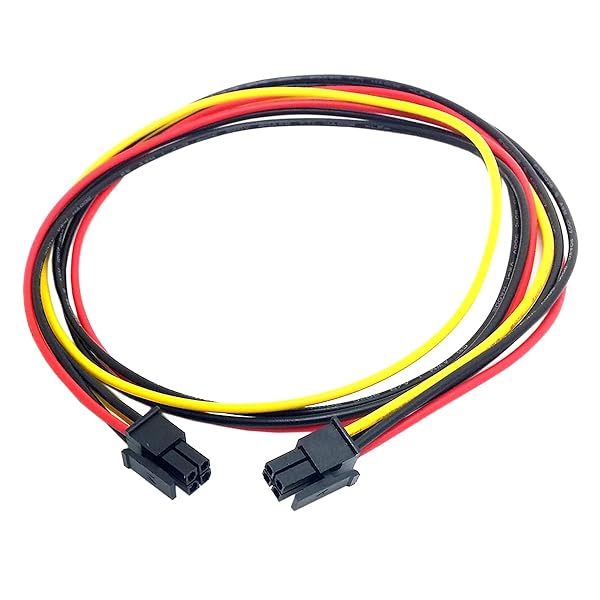 ATX Molex Microフィットコネクター4pinオスtoオス電源ケーブル60 cm