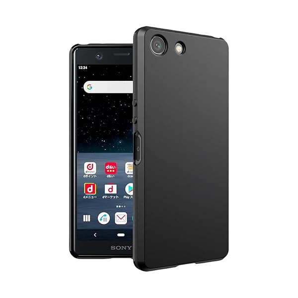 Xperia ACEケース耐衝撃 薄型 軽量 対応SO-02L XperiaACE 柔軟性 TPU素材 落下防止 擦り傷防止 Xperia ACE SO-02Lケース 黒い