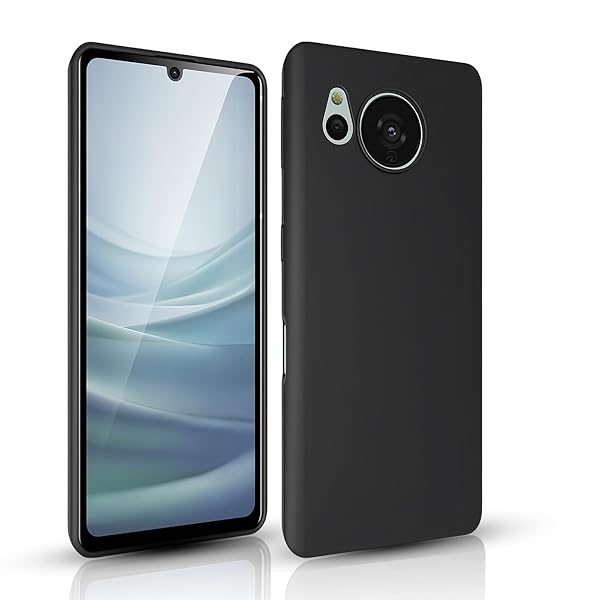 Sharp Aquos Sense7/SH-53C/SHG10/SH-M24ケース ブラック AQUOS sense7 用の保護ケース TPU [傷防止 軽量 柔軟 薄型 耐衝撃 携帯便利] 全面保護 SH-53C / SHG10 / SH-M24対