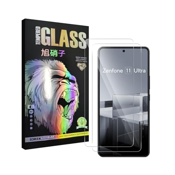 対応 Zenfone 11 Ultra ガラスフイルム 【2枚セット- AGC旭硝子 - 高 品質】 zenfone11 ultra フイルム..