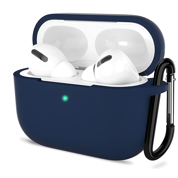 for AirPods Pro 2 ケース ワイヤレス充電可能 軽量 キズ防止 スリム 耐衝撃 防水 防塵 紛失防止 柔らかい AirPods Pro2用 保護カーバ ブルー