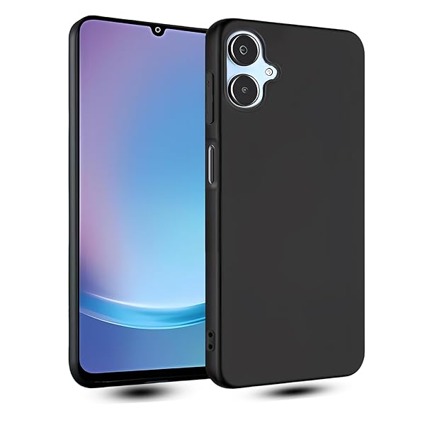 Galaxy A25 5G ケース ブラック SC-53F SCG33 用の保護ケース TPU [傷防止 軽量 柔軟 薄型 耐衝撃 携帯便利] 全面保護 Galaxy A25 5G SC-53F SCG33 スマホ ケース (マットブラック)