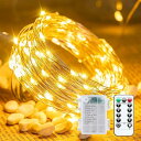 LEDイルミネーションライト 【2025業界の技術革新·長く太くします】 防雨型 破損しにくい イルミネーション 皮線 ワイヤーライト 10m 100LED球 8パターン 屋内/屋外/結婚式/ハロウィン/クリスマス/クリスマスツリー電飾/野外キャンプ