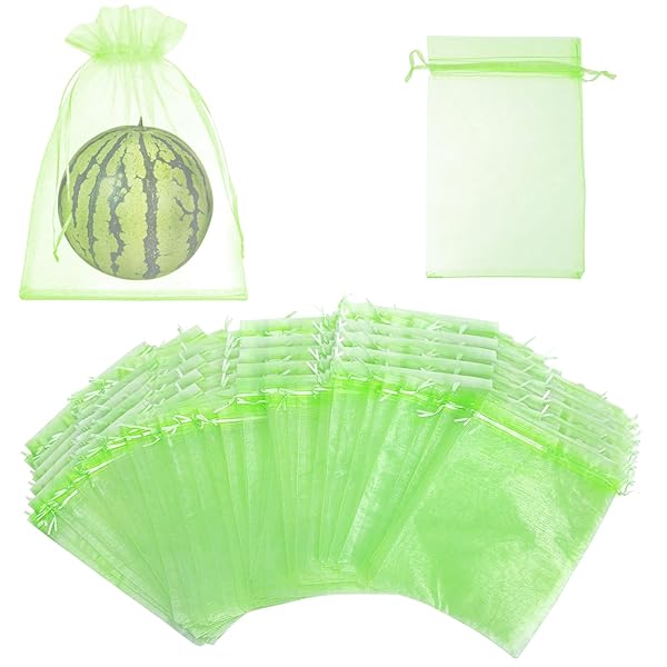 果樹袋 果物保護バッグ 果実袋 防虫 ネット 家庭菜園 防鳥ネット 害虫鳥避け 通気性 光通過 メッシュバ..