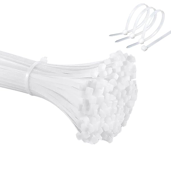 結束バンド 100本入（幅3.6mm 長さ300mm）ナイロン結束バンド 耐候性 耐熱性 ケーブル固定 配線管理 プレミアムプラスチックケーブルワイヤータイ ネクタイジップ 屋内 屋外用 強力ケーブル固定 セルフロック電線 ナイロン製 園芸 バイク