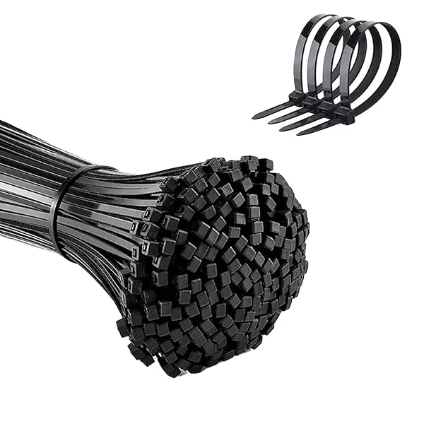 結束バンド 100本入（幅3.6mm 長さ200mm）ナイロン結束バンド 耐候性 耐熱性 ケーブル固定 配線管理 プレミアムプラスチックケーブルワイヤータイ ネクタイジップ 屋内 屋外用 強力ケーブル固定 セルフロック電線 ナイロン製 園芸 バイク