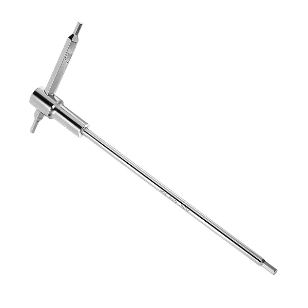 Tハンドル六角レンチ 3 mm六角 CR-V鋼 メトリック スライドハンドルキーレンチ スピードスリーブ付き TとLハンドルドライバー用 1個