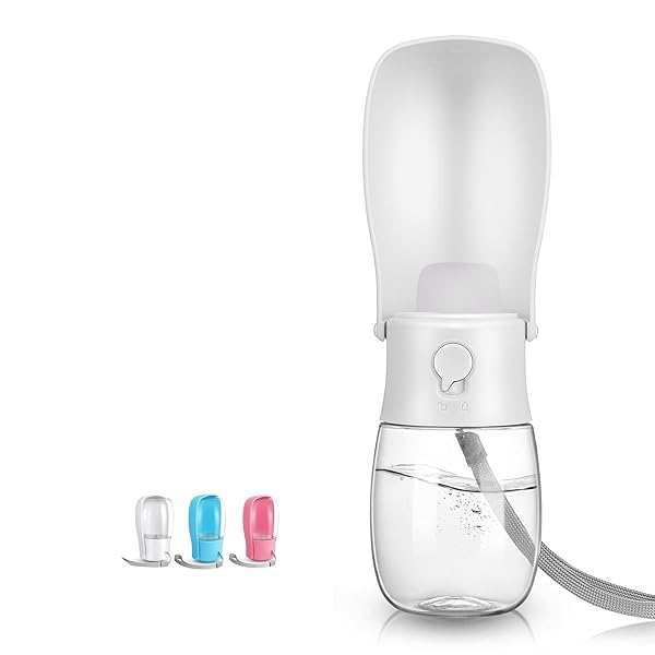 犬 水筒 散步 水 携帯用水飲みボトル 水槽付き 水漏れ防止